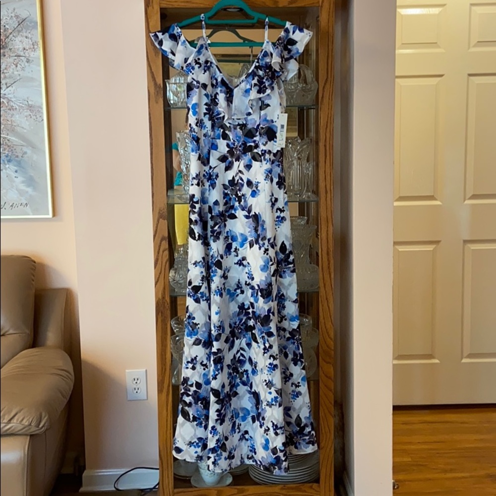 Eliza J floral maxi dress
